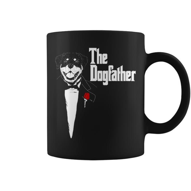 Rottweiler The Dogfather Rottweiler Rottie Dog Dad Coffee Mug