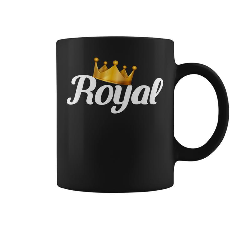 Royal Gold Crown Coffee Mug