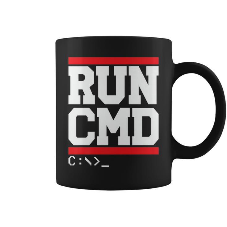 Run Cmd C Command Prompt Windows Ms Dos CmdExe Coffee Mug