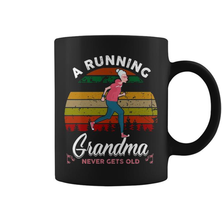 A Running Grandma Never Gets Old Coffee Mug