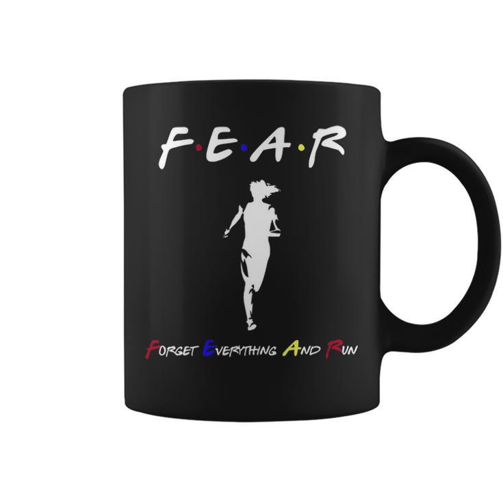 Running Runner Fear Forget Everything And Run Coffee Mug