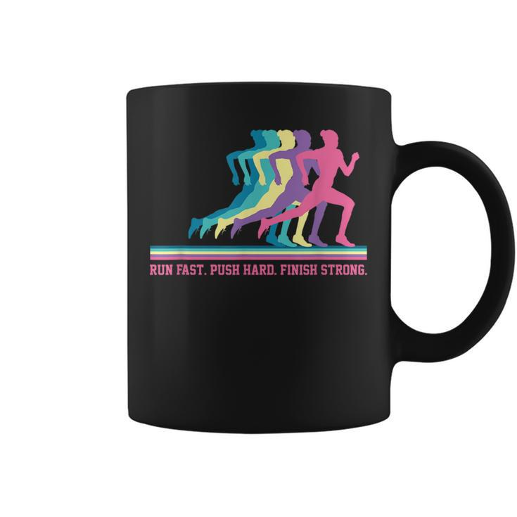 Running Track & Field Runner Motivational Training Coffee Mug