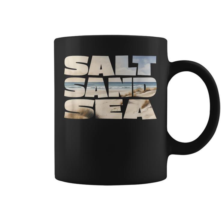 Salt Sand Sea Life Salt Air Sandy Beach And Sea Life Coffee Mug