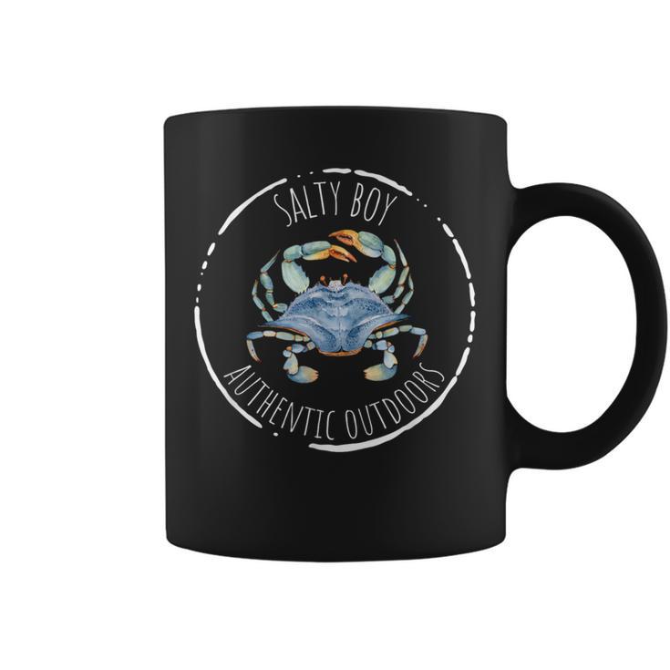 Salty Boy Salty Attitude Fishing Crab Fishing Salty Coffee Mug