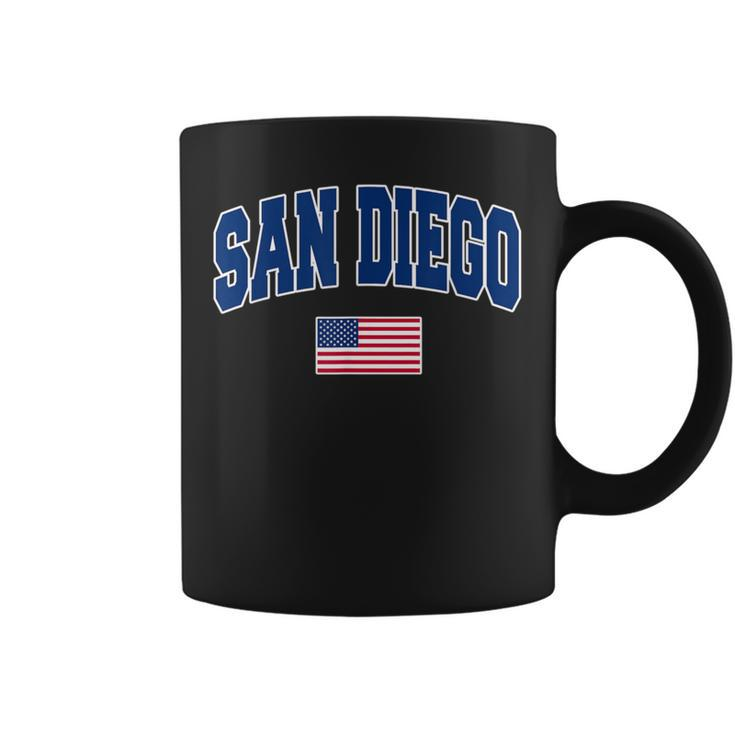San Diego California City Pride Usa Flag Coffee Mug