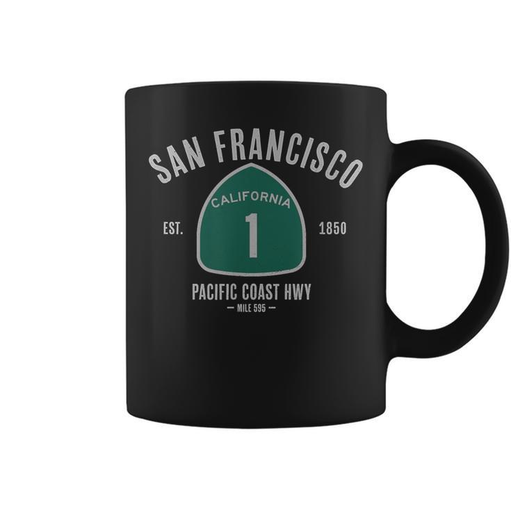 San Francisco Pch Vintage Pacific Coast Highway Coffee Mug