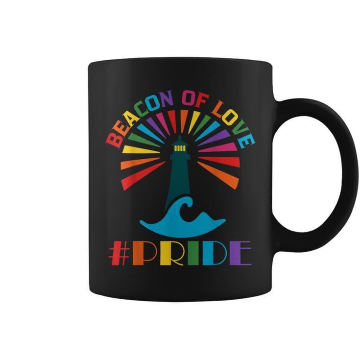 San Francisco Pride 2024 Beacon Of Love Rainbow Transgender Coffee Mug