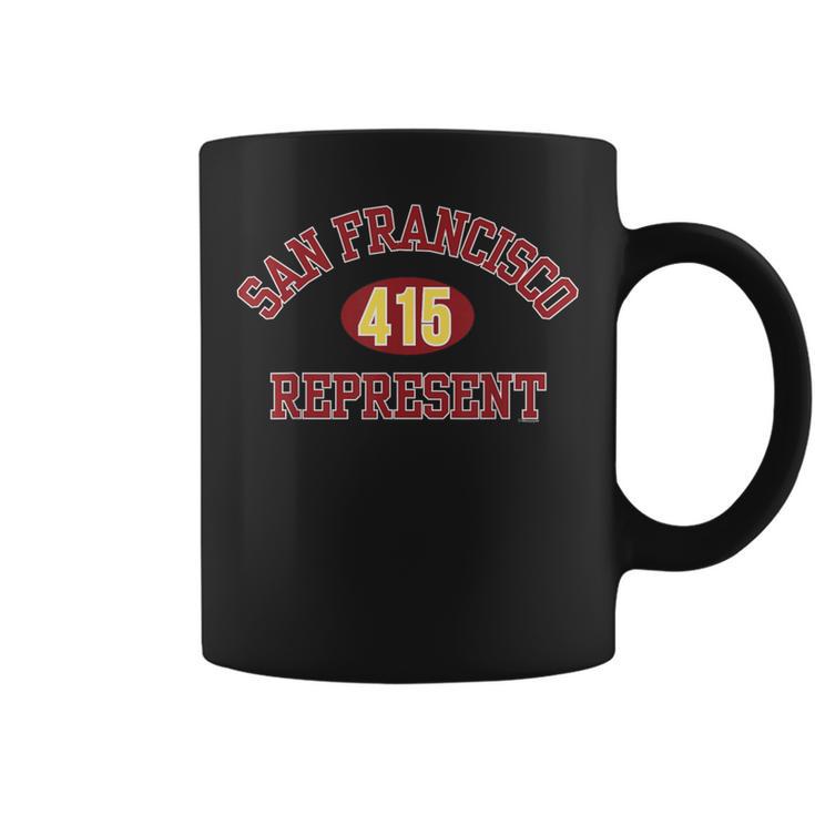 San Francisco Represent The City By The Bay 415 West Coast Coffee Mug