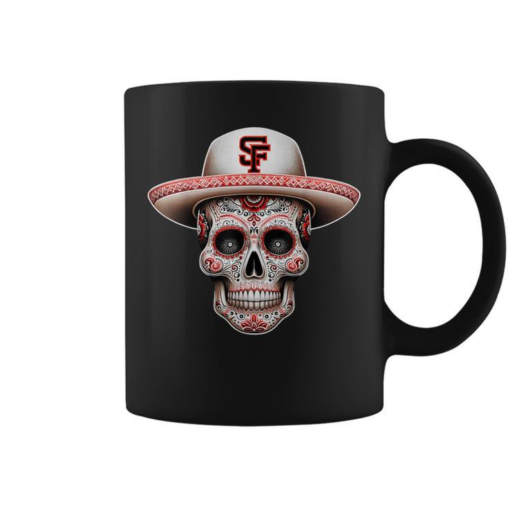 San Francisco Sugar Skull In The Style Mexican Day Coffee Mug