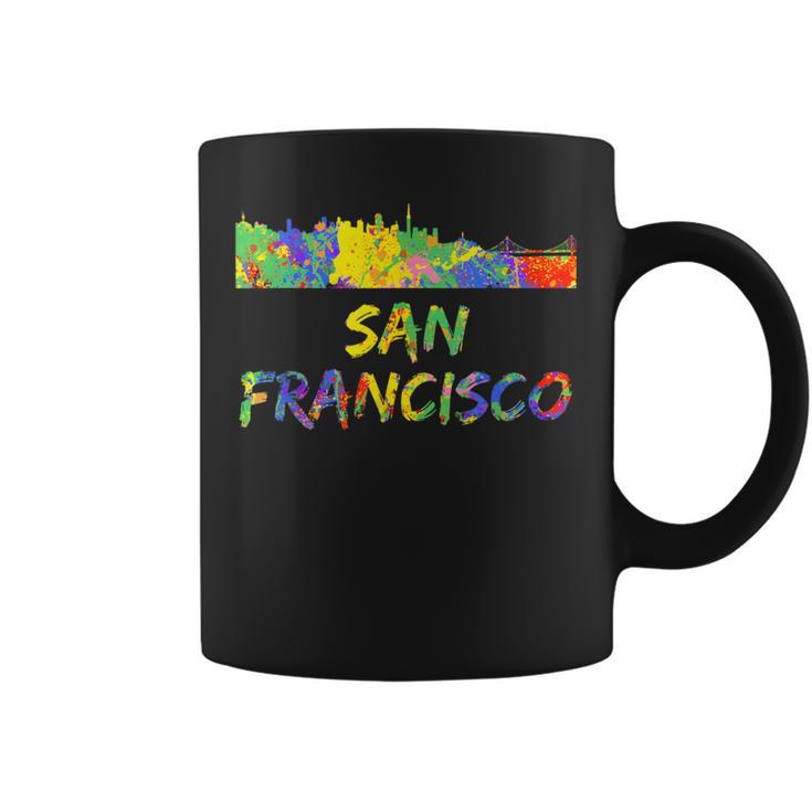 San Francisco Vintage Skyline California Coffee Mug