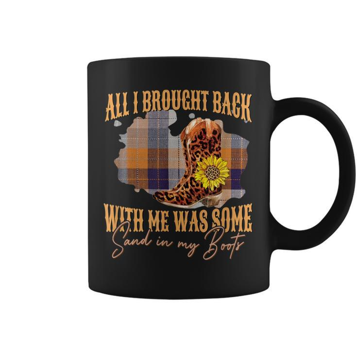 Sand In My Boots Country Music Lovers Coffee Mug