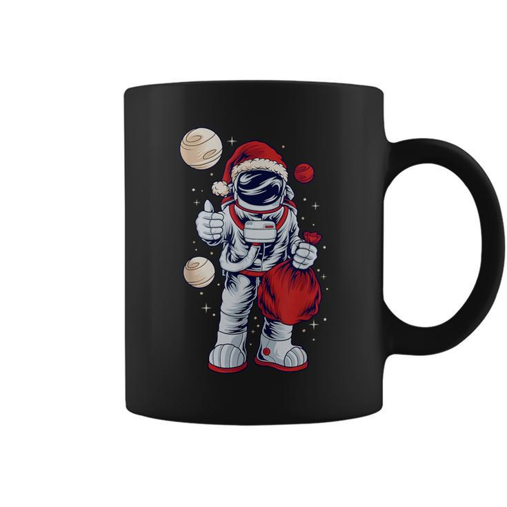 Santa Astronaut Christmas For Space Lovers Coffee Mug