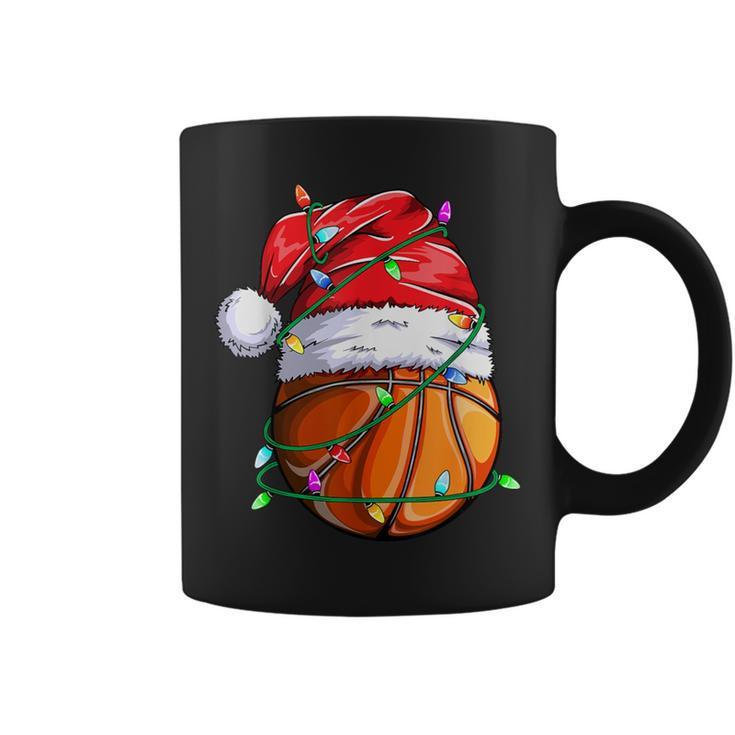Santa Sports Christmas Hooper Basketball Player Coffee Mug