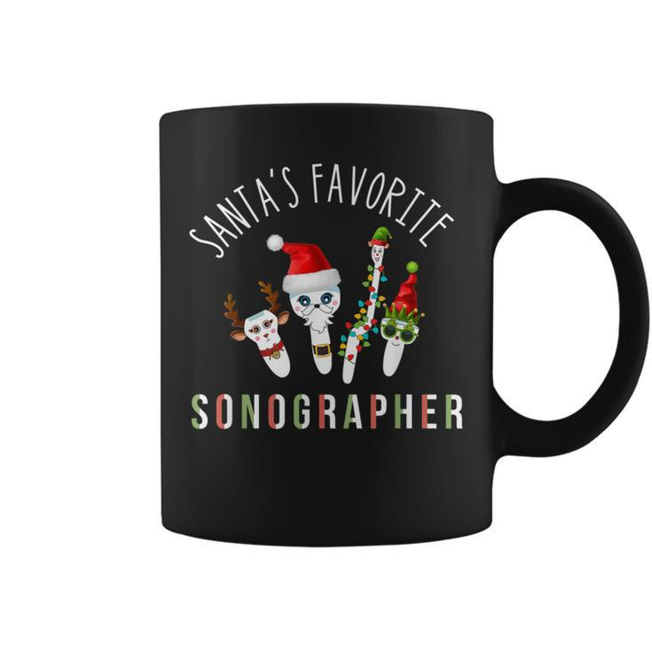 Santas Favorite Sonographer Radiology Christmas Sonography Coffee Mug