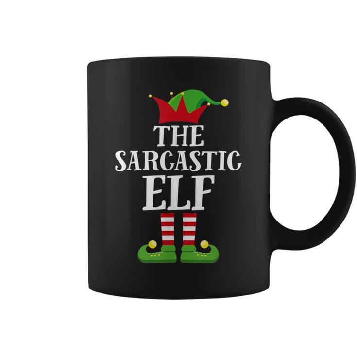 Sarcastic Elf Family Matching Christmas Group Elf Pajama Coffee Mug