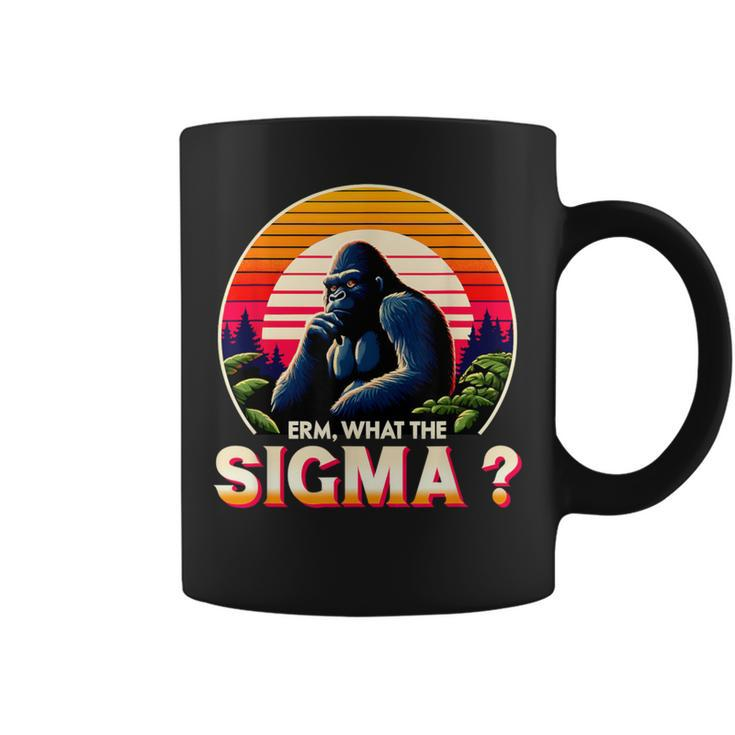 Sarcastic Humor Erm What The Sigma Ironic Meme Quote Coffee Mug