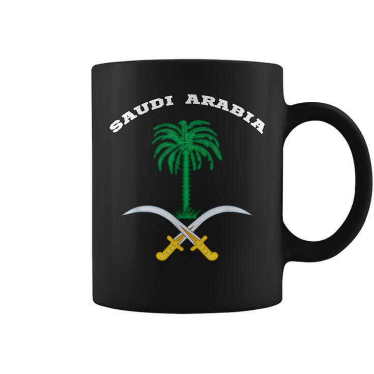 Saudi Arabia Coat Of Arms Flag Souvenir Riyadh Coffee Mug