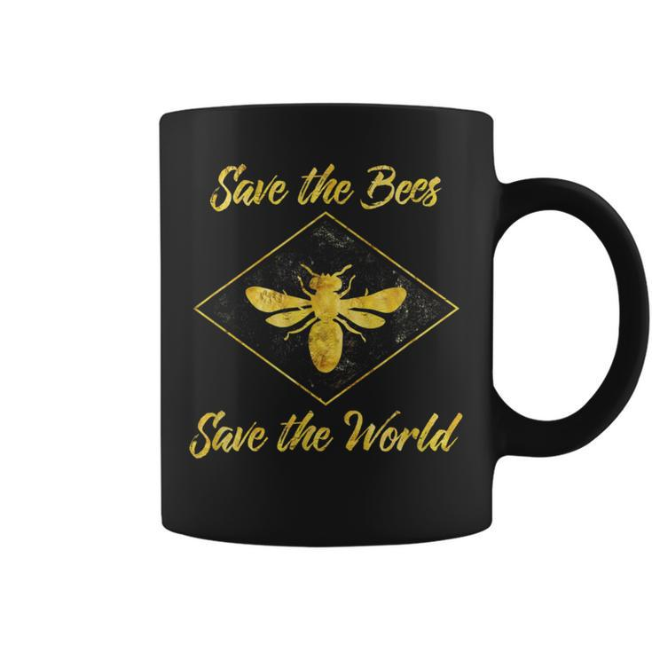 Save The Bees Save The World-Environmental Beekeeper Coffee Mug