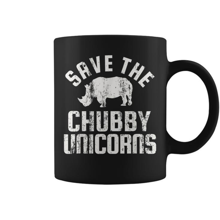 Save The Chubby Unicorns Rhino Rhinoceros Women Coffee Mug