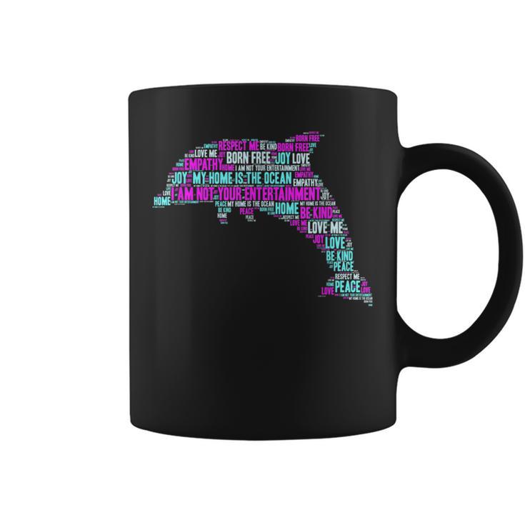 Save The Dolphins Animal Justice Equality Coffee Mug