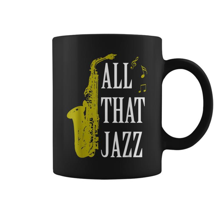 Saxophone Jazz Music Baritone Musical Blues Teacher Coffee Mug