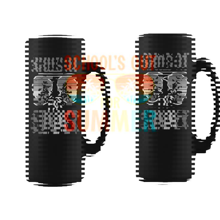 School Out For Summer Retro Last Day Of School Teacher Coffee Mug