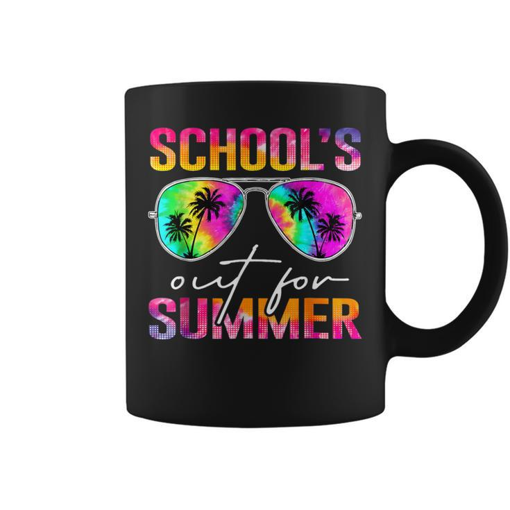 Schools Out For Summer Tie Dye Last Day Of School Teacher Coffee Mug