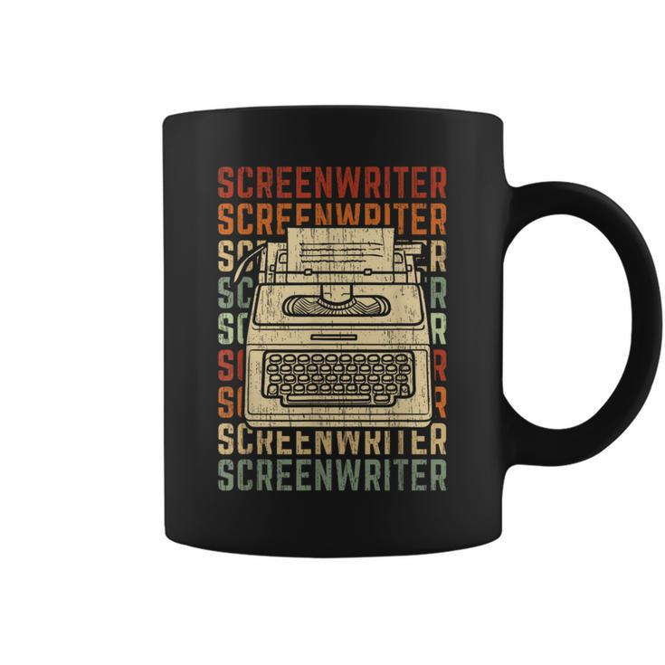 Screenwriter Vintage Typewriter Coffee Mug