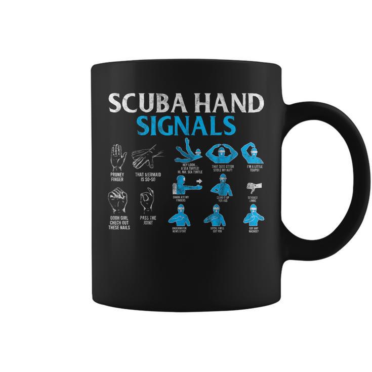 Scuba Diving Signs For A Diver Coffee Mug Scuba Diving Signs For A Diver Coffee Mug