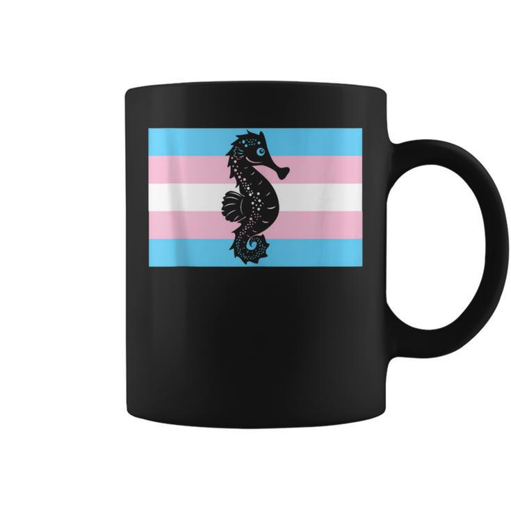 Seahorse Dad Pregnant Trans Man Coffee Mug