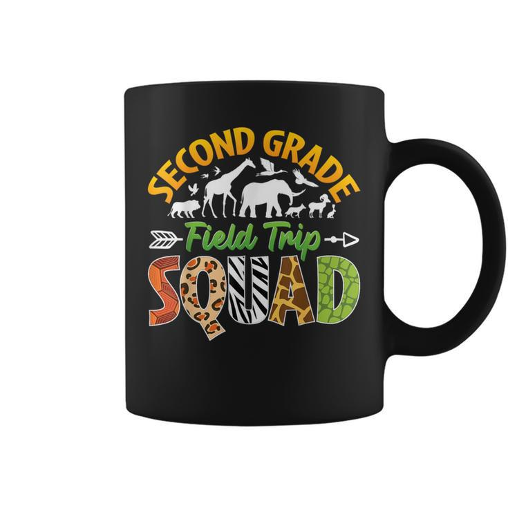 Second Grade Zoo Field Trip Squad Matching Teacher Students Coffee Mug
