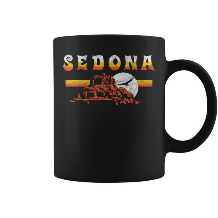 Sedona Arizona Vintage Distressed Bell Rock Hiking Retro Coffee Mug