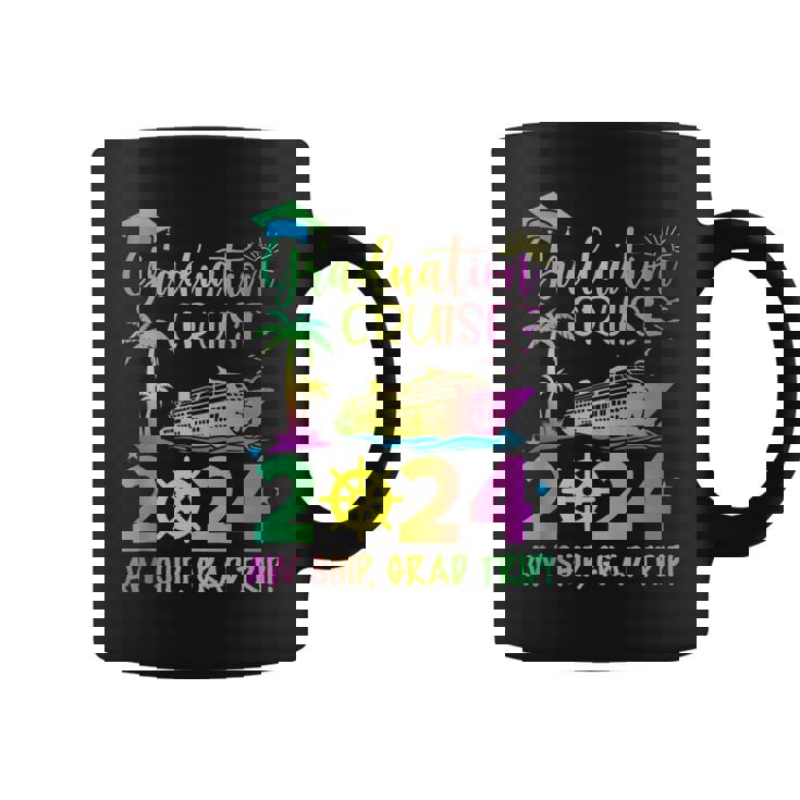 Senior 2024 Graduation Cruise Aw Ship Grad Trip Party Coffee Mug