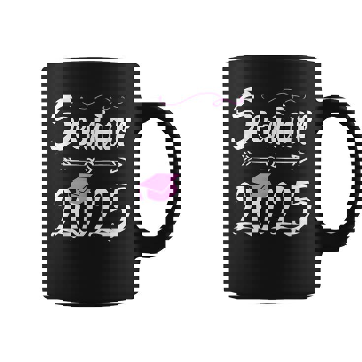 Senior 2025 Pink Tassel Class Of 2025 Graduate Graduation Coffee Mug