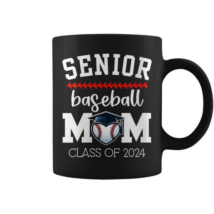 Senior Baseball Mom 2024 Senior Mom Class Of 2024 Baseball Coffee Mug