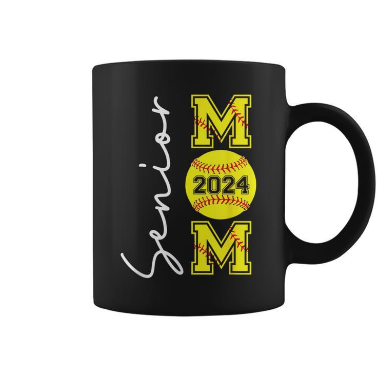 Senior Mom 2024 Softball Mommy Class Of 2024 Graduation 2024 Coffee Mug