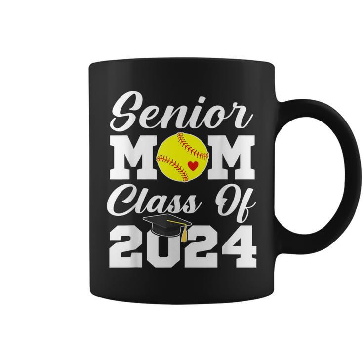 Senior Mom Class Of 2024 Softball Mom Graduation Graduate Coffee Mug