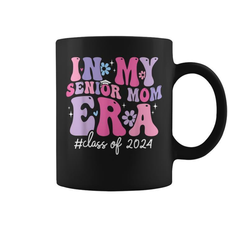 In My Senior Mom Era Class Of 2024 Groovy Senior Mom 2024 Coffee Mug