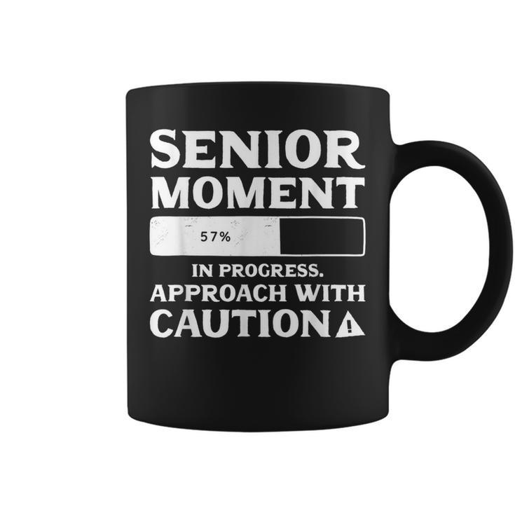 Senior Moment In Progress Approach Caution Senior Citizen Coffee Mug