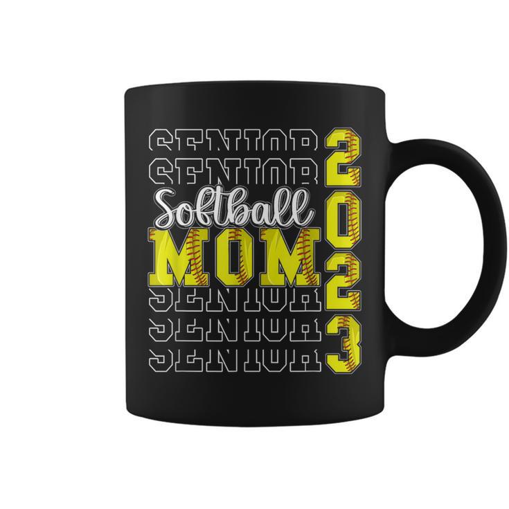 Senior Softball Mom 2023 Sport Lover Proud Mom Graduation Coffee Mug