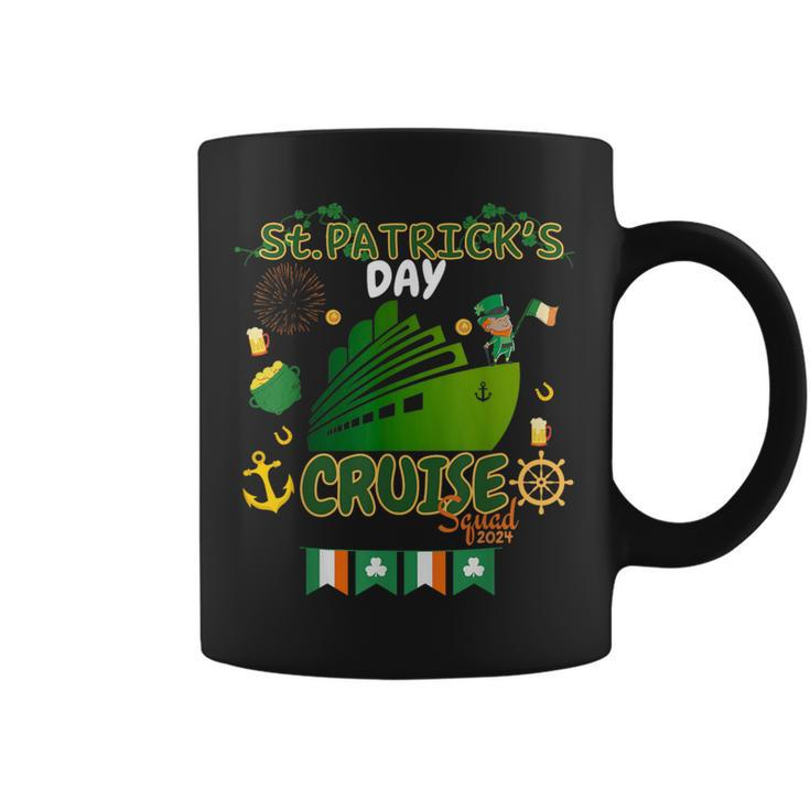 Shamrock Cruise Ship Ireland Flag St Patrick's Day Coffee Mug