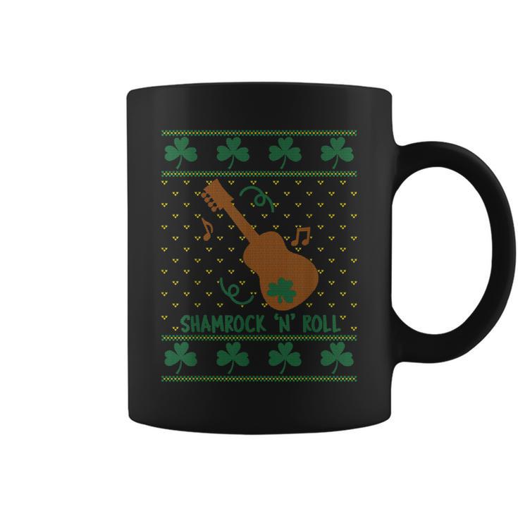 Shamrock 'N' Roll Ugly St Patrick's Day Coffee Mug