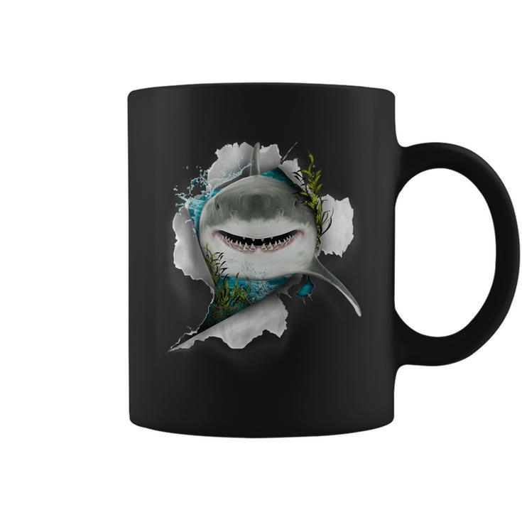 Shark Great White Shark Deep Sea Fishing Shark Coffee Mug