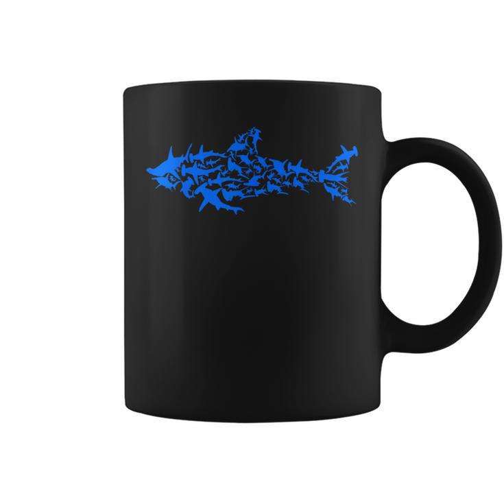 Shark Silhouette Shark Fish Sharks Coffee Mug