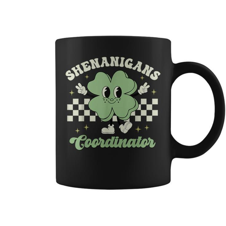 Shenanigans Coordinator Teacher Retro St Patrick's Day Coffee Mug