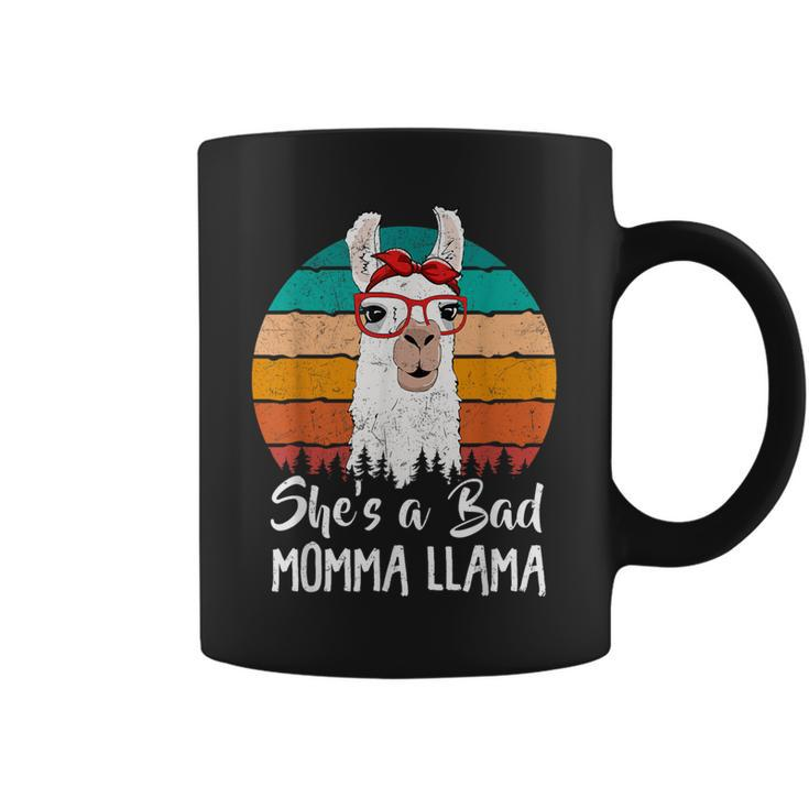She's A Bad Momma Llama Mother's Day Llama Lover Women Coffee Mug
