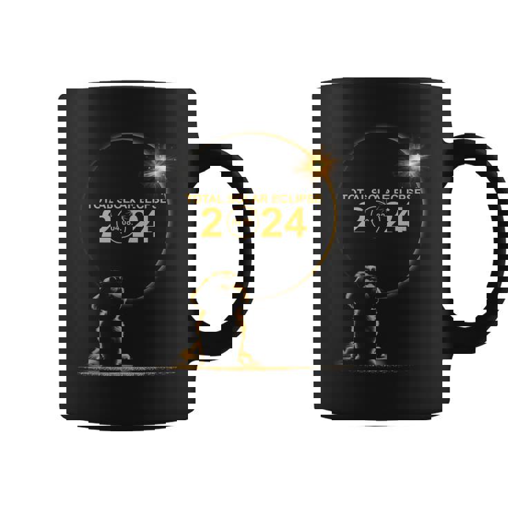 Shih Tzu Dog 04 08 24 Total Solar Eclipse 2024 Boys Girls Coffee Mug