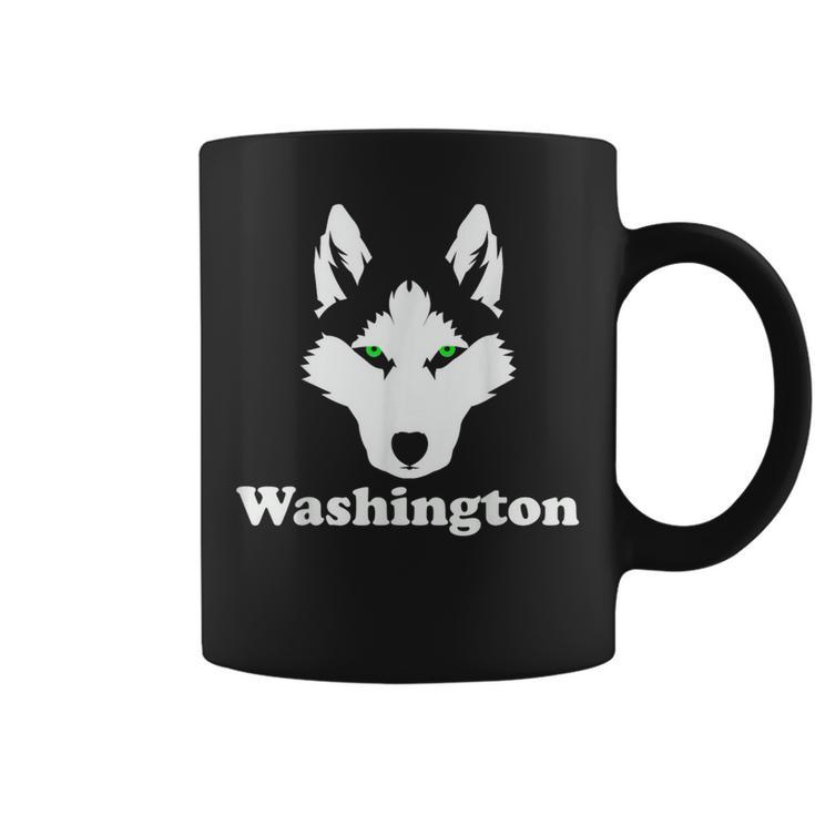 Siberian Huskies Dog Owner State Washington Husky Coffee Mug
