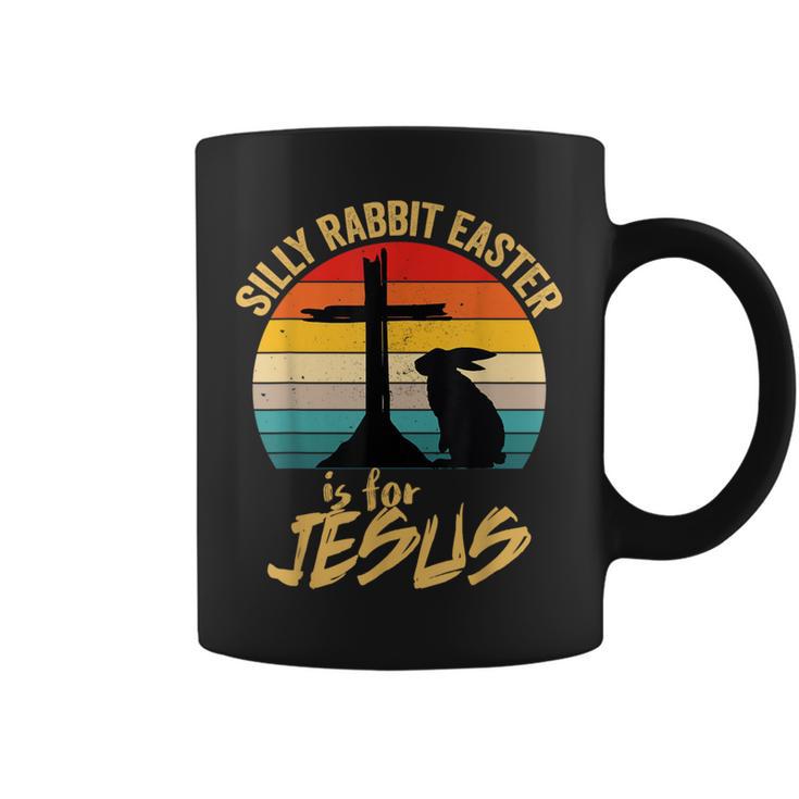 Silly Rabbit Easter Is For Jesus Vintage Jesus Easter Rabbit Coffee Mug