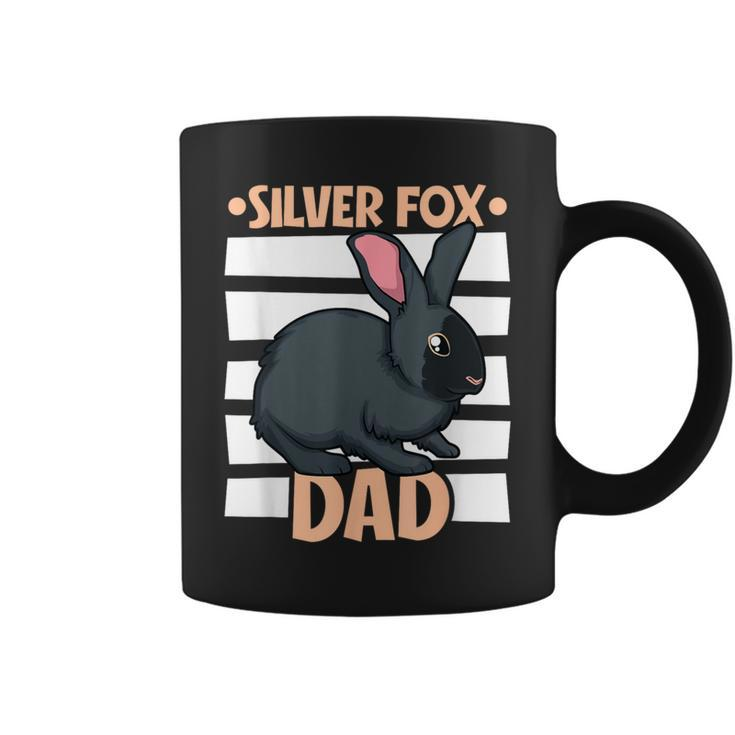 Silver Fox Rabbit Dad Coffee Mug